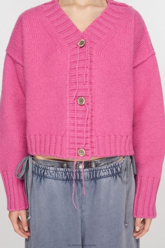 Knit cardigan Pink Acne Studios R66LJ77 Apparel