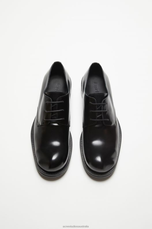 Leather derby shoes Black Acne Studios R66LJ1221 Footwear