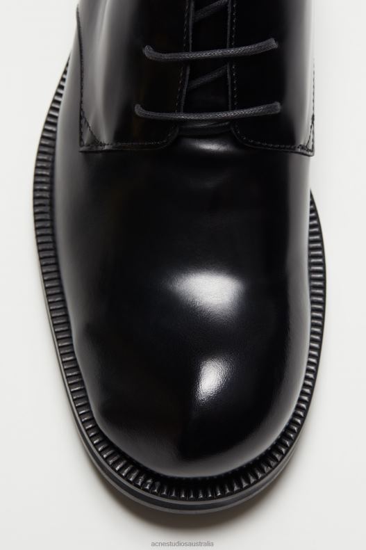 Leather derby shoes Black Acne Studios R66LJ1221 Footwear