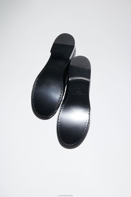 Leather loafers Black Acne Studios R66LJ491 Footwear