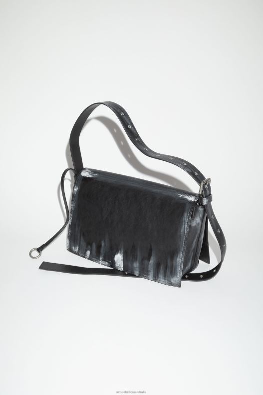 Leather shoulder bag Runway Show Black Acne Studios R66LJ474 Accessories