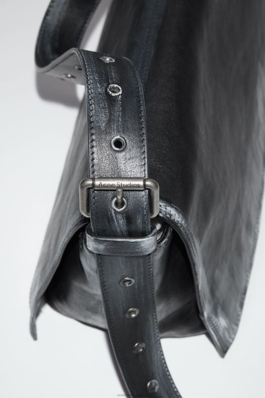 Leather shoulder bag Runway Show Black Acne Studios R66LJ474 Accessories