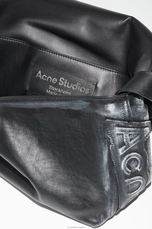 Leather shoulder bag Runway Show Black Acne Studios R66LJ474 Accessories