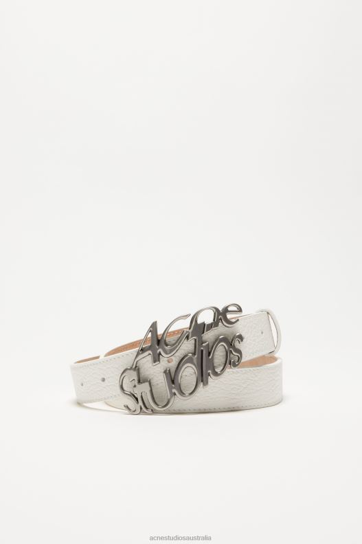 Logo buckle belt White Acne Studios R66LJ820 Accessories