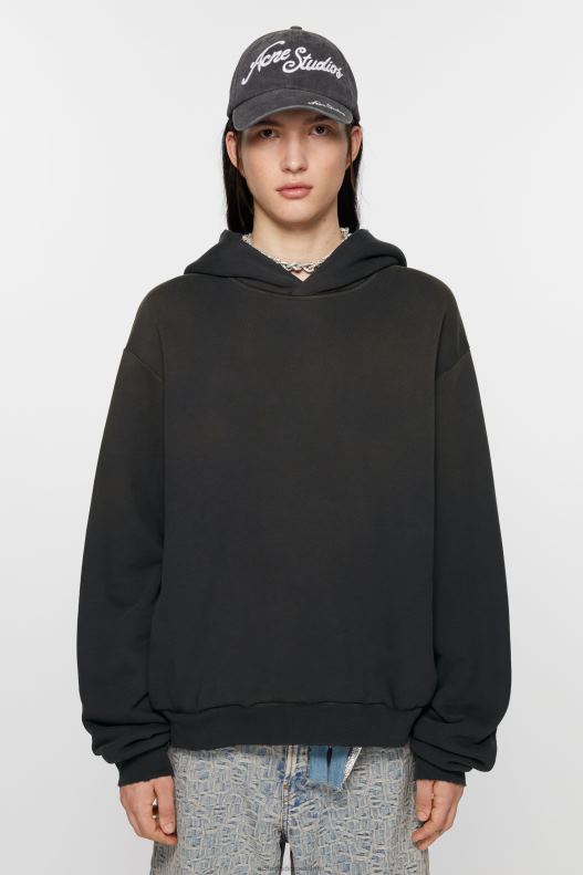 Logo hooded sweater Black Acne Studios R66LJ960 Apparel