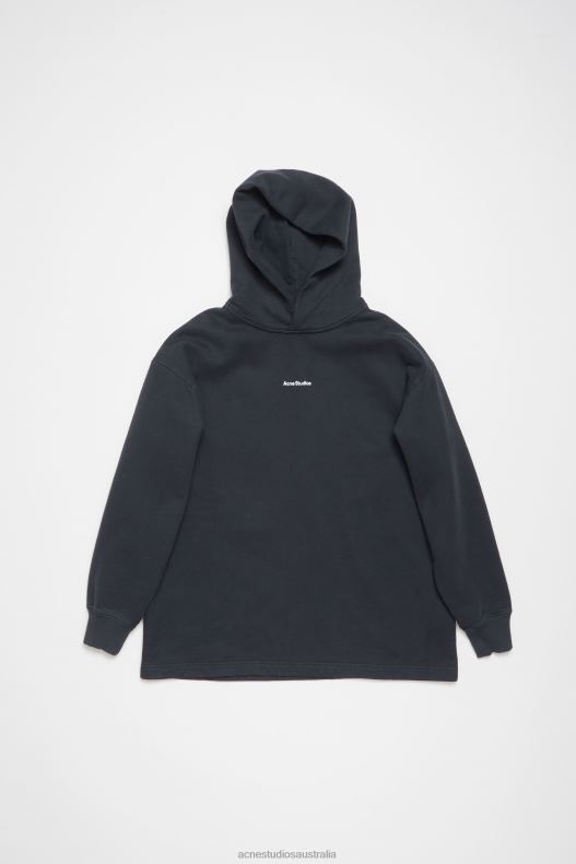 Logo hooded sweatshirt Black Acne Studios R66LJ148 Apparel