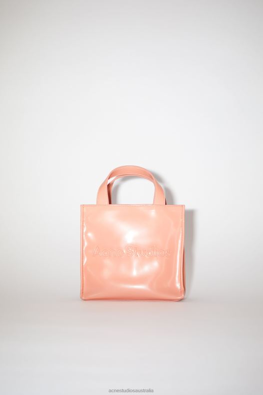 Logo mini shoulder tote bag Salmon Pink Acne Studios R66LJ864 Accessories