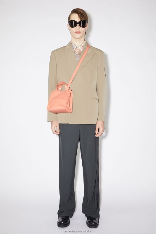 Logo mini shoulder tote bag Salmon Pink Acne Studios R66LJ864 Accessories