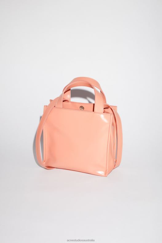 Logo mini shoulder tote bag Salmon Pink Acne Studios R66LJ864 Accessories