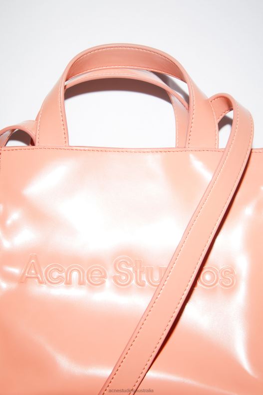 Logo mini shoulder tote bag Salmon Pink Acne Studios R66LJ864 Accessories