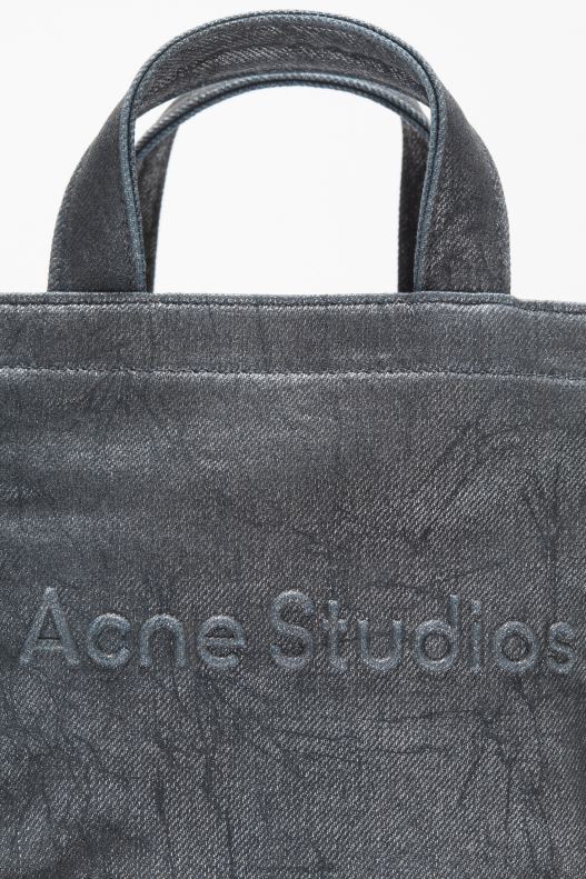 Logo mini shoulder tote bag Silver/Blue Acne Studios R66LJ673 Accessories