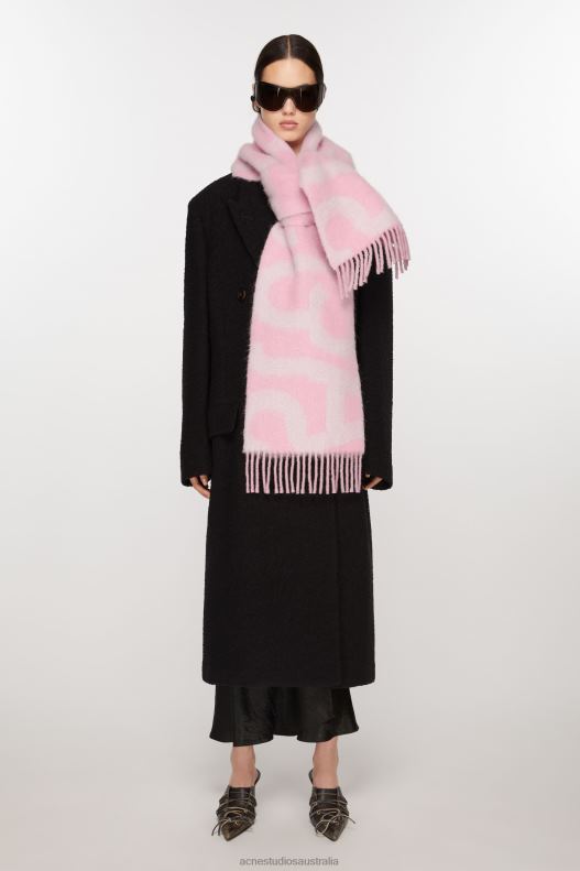 Logo scarf Pink Acne Studios R66LJ850 Accessories