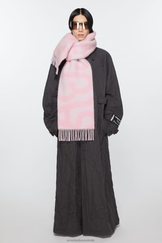 Logo scarf Pink Acne Studios R66LJ850 Accessories