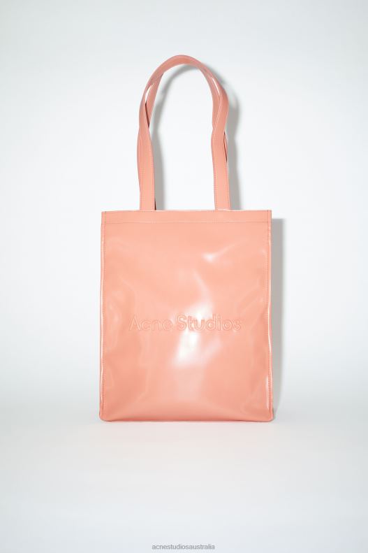 Logo shoulder tote bag Salmon Pink Acne Studios R66LJ867 Accessories