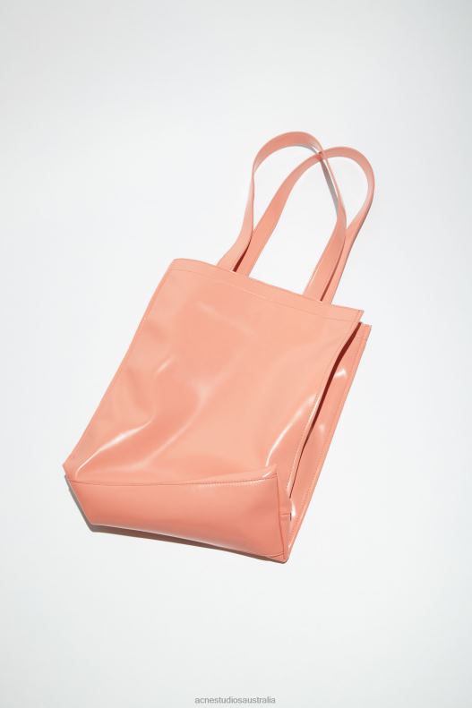 Logo shoulder tote bag Salmon Pink Acne Studios R66LJ867 Accessories