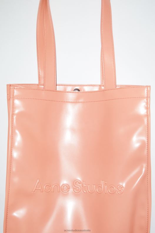 Logo shoulder tote bag Salmon Pink Acne Studios R66LJ867 Accessories