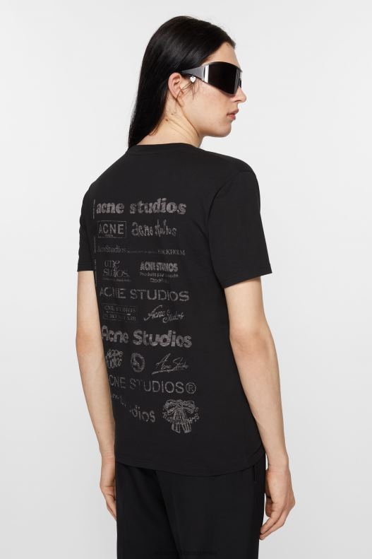 Logo t-shirt - Relaxed fit Black Acne Studios R66LJ1090 Apparel