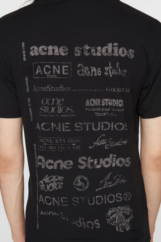 Logo t-shirt - Relaxed fit Black Acne Studios R66LJ1090 Apparel