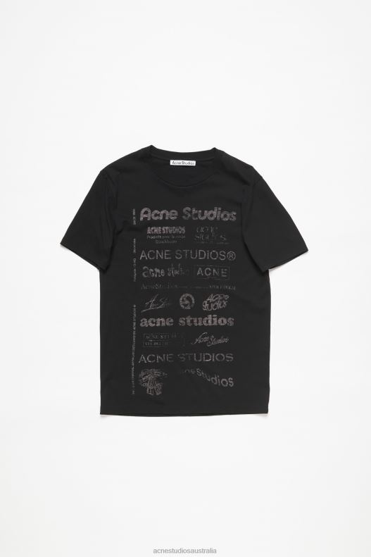 Logo t-shirt - Relaxed fit Black Acne Studios R66LJ1090 Apparel