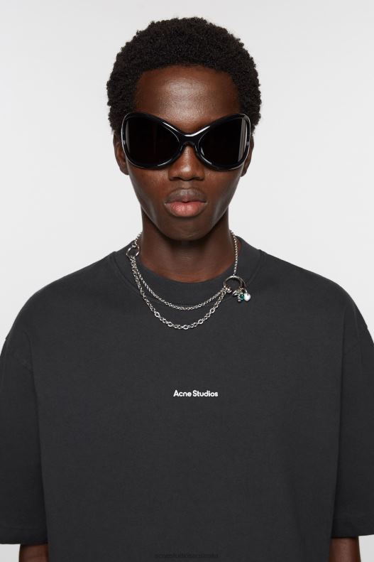 Logo t-shirt Black Acne Studios R66LJ1018 Apparel