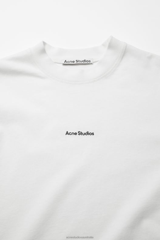 Logo t-shirt Optic White Acne Studios R66LJ1017 Apparel