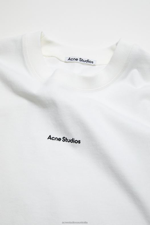 Logo t-shirt Optic White Acne Studios R66LJ201 Apparel