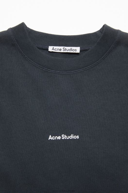 Logo t-shirt dress Black Acne Studios R66LJ267 Apparel