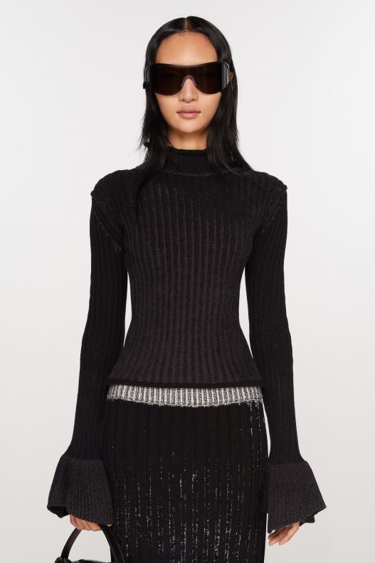 Long sleeve jumper Anthracite/Black Acne Studios R66LJ76 Apparel