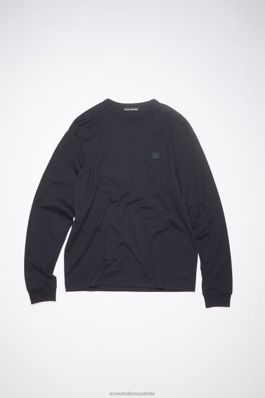 Long sleeve t-shirt- Regular fit Unisex Black Acne Studios R66LJ1026 Apparel