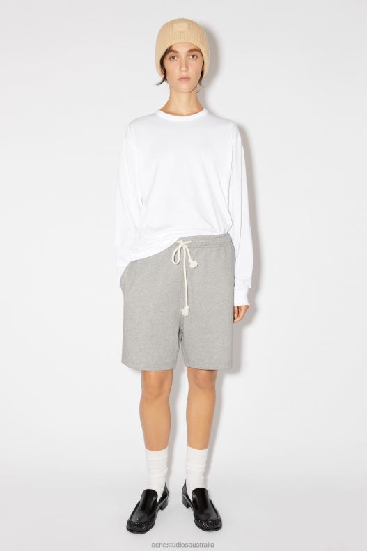 Long sleeve t-shirt- Regular fit Unisex Optic White Acne Studios R66LJ208 Apparel