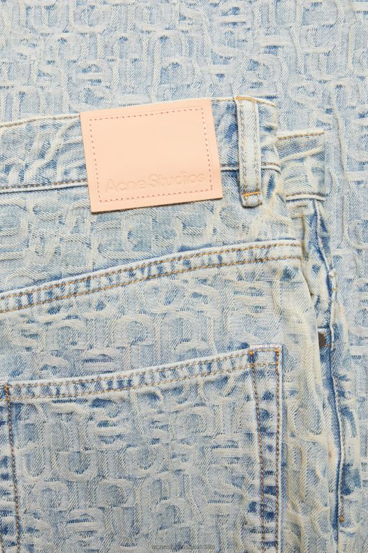 Loose fit jeans - 1981F Blue/Beige Acne Studios R66LJ441 Apparel