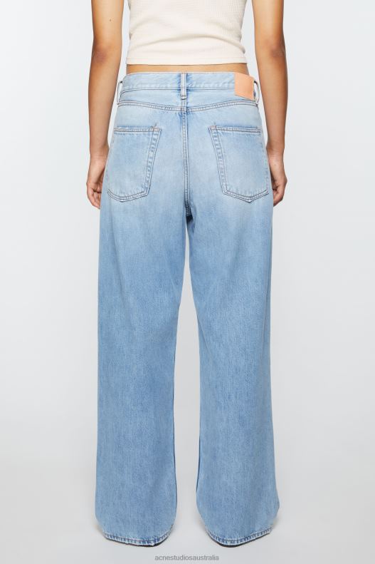 Loose fit jeans - 1981F Light Blue Acne Studios R66LJ221 Apparel