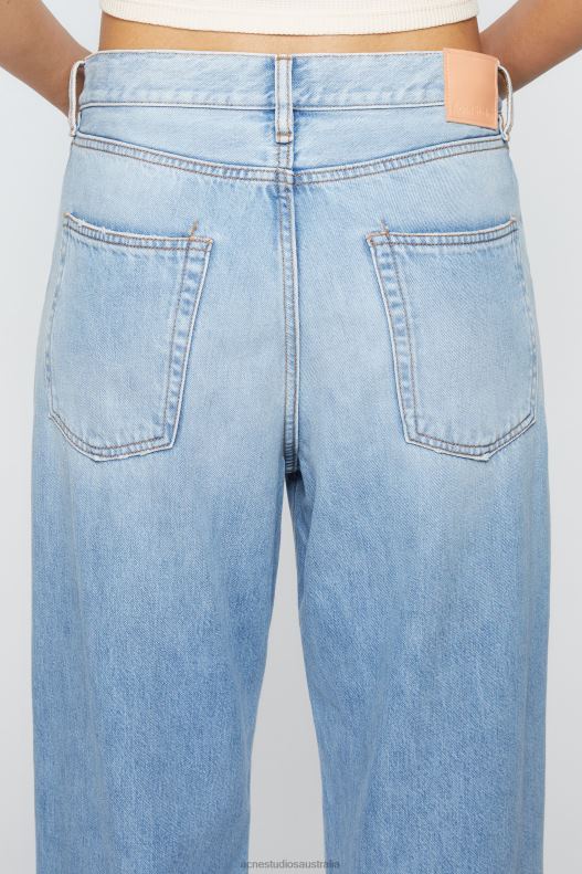 Loose fit jeans - 1981F Light Blue Acne Studios R66LJ221 Apparel