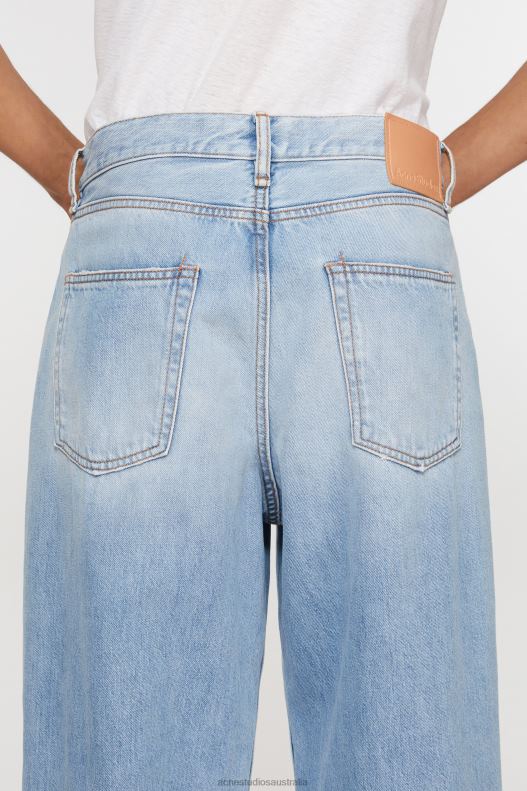 Loose fit jeans - 1981M Light Blue Acne Studios R66LJ1120 Apparel