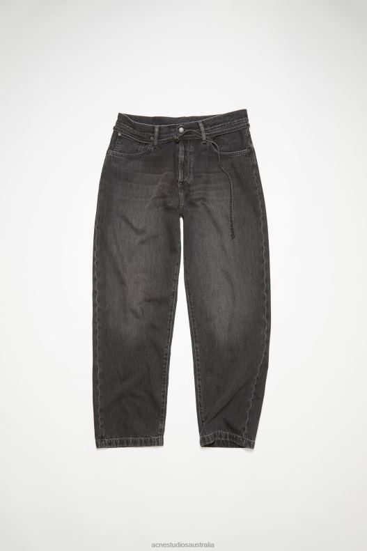 Loose fit jeans - 1991 Toj Unisex Black Acne Studios R66LJ1149 Apparel