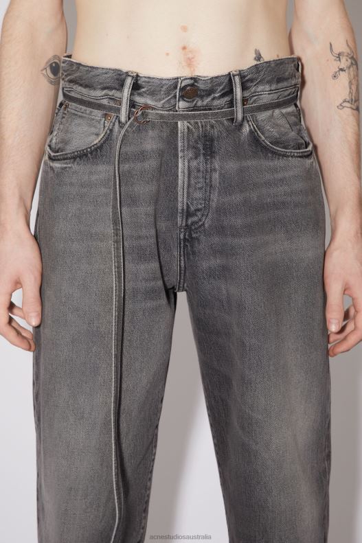 Loose fit jeans - 1991 Toj Unisex Black Acne Studios R66LJ1209 Apparel