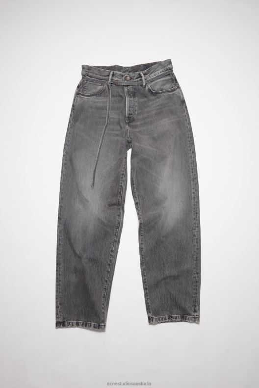 Loose fit jeans - 1991 Toj Unisex Black Acne Studios R66LJ1209 Apparel