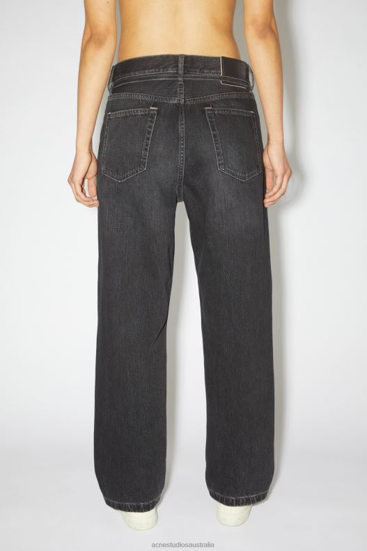 Loose fit jeans - 1991 Toj Unisex Black Acne Studios R66LJ400 Apparel