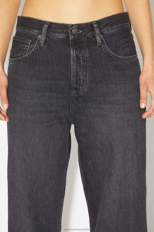 Loose fit jeans - 1991 Toj Unisex Black Acne Studios R66LJ400 Apparel