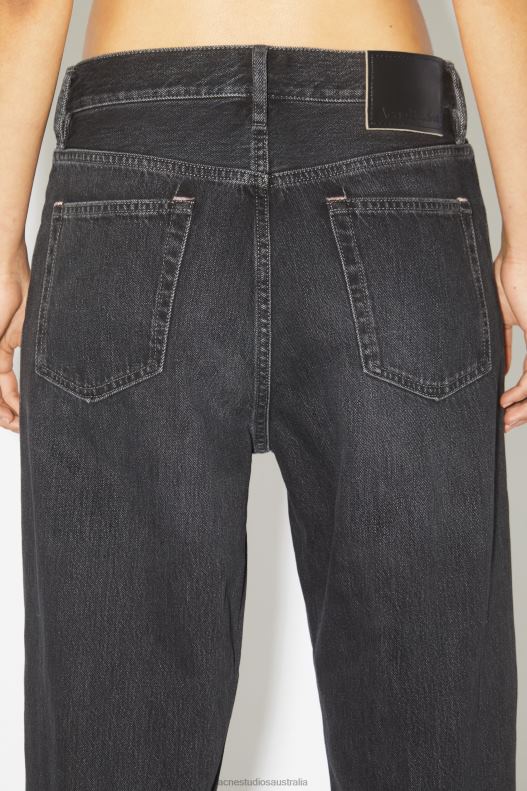 Loose fit jeans - 1991 Toj Unisex Black Acne Studios R66LJ400 Apparel