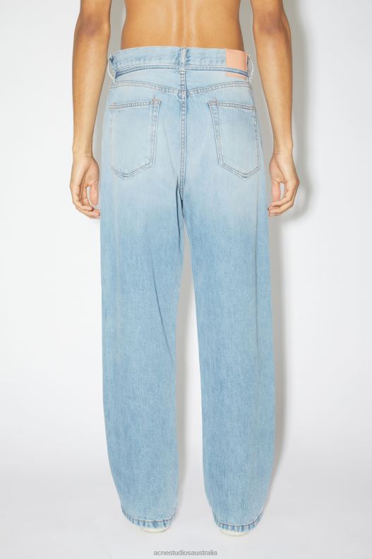 Loose fit jeans - 1991 Toj Unisex Light Blue Acne Studios R66LJ1144 Apparel