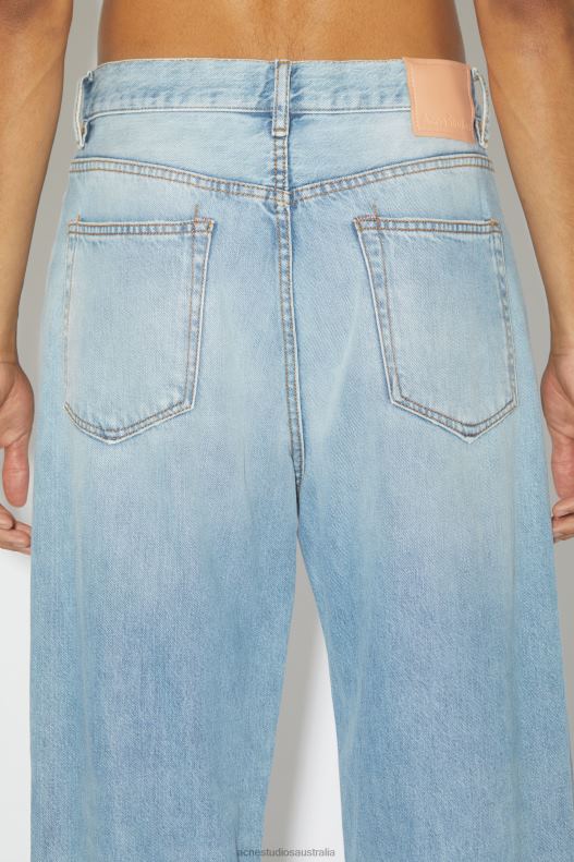 Loose fit jeans - 1991 Toj Unisex Light Blue Acne Studios R66LJ1144 Apparel