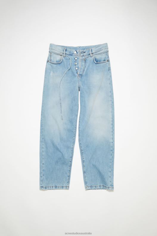 Loose fit jeans - 1991 Toj Unisex Light Blue Acne Studios R66LJ1144 Apparel