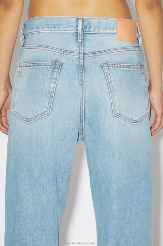 Loose fit jeans - 1991 Toj Unisex Light Blue Acne Studios R66LJ399 Apparel