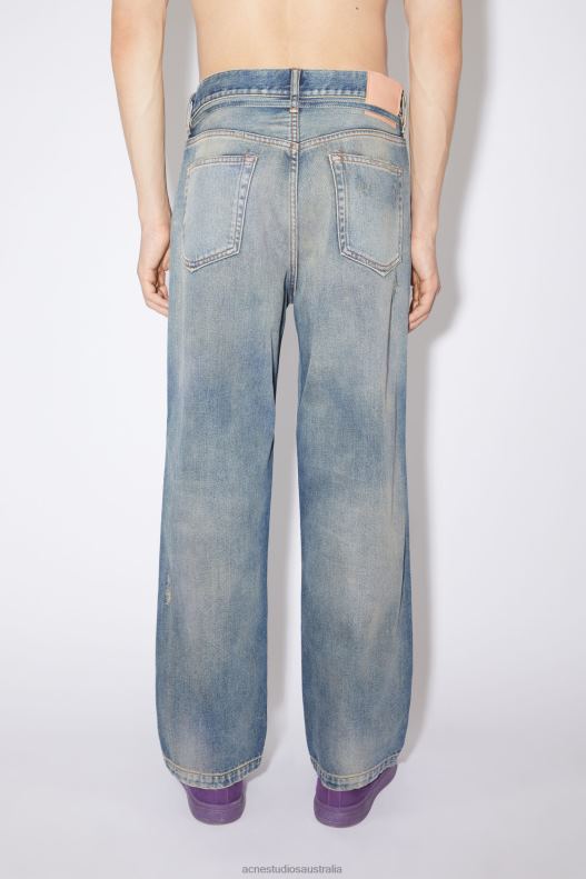 Loose fit jeans - 1991 Toj Unisex Mid Blue Acne Studios R66LJ1176 Apparel