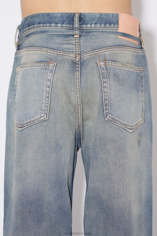 Loose fit jeans - 1991 Toj Unisex Mid Blue Acne Studios R66LJ1176 Apparel