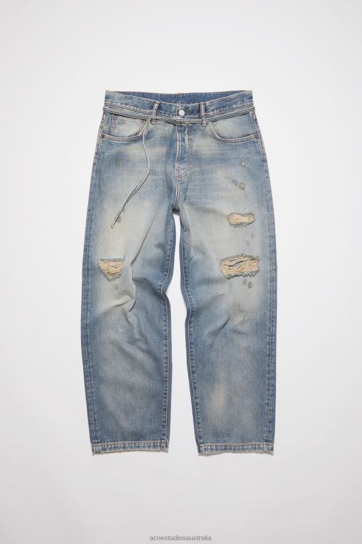 Loose fit jeans - 1991 Toj Unisex Mid Blue Acne Studios R66LJ1176 Apparel