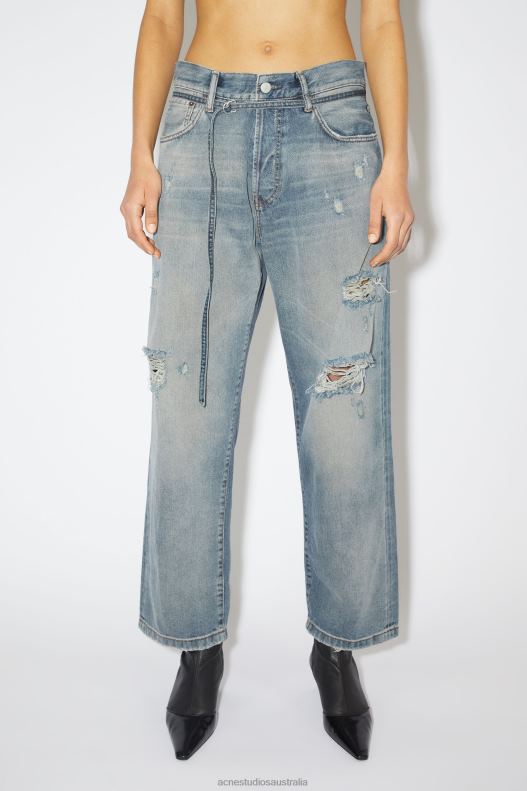 Loose fit jeans - 1991 Toj Unisex Mid Blue Acne Studios R66LJ404 Apparel