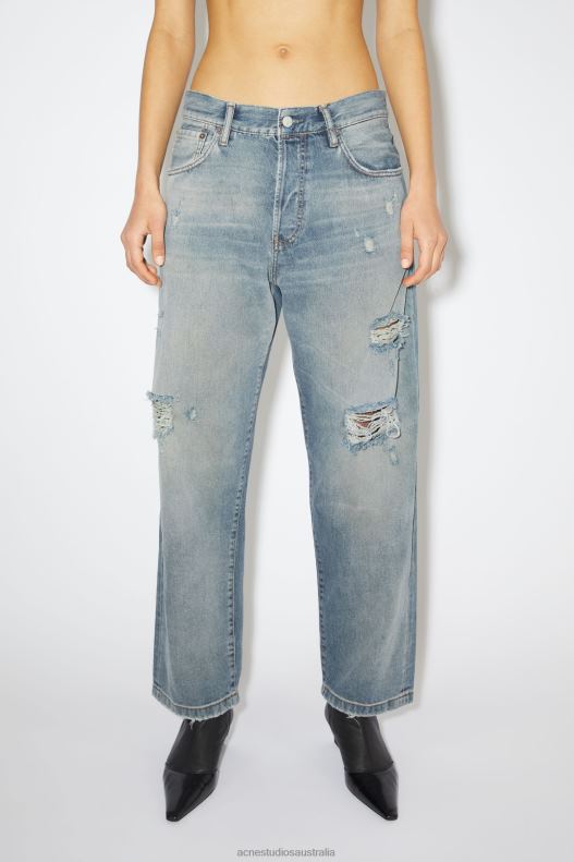 Loose fit jeans - 1991 Toj Unisex Mid Blue Acne Studios R66LJ404 Apparel