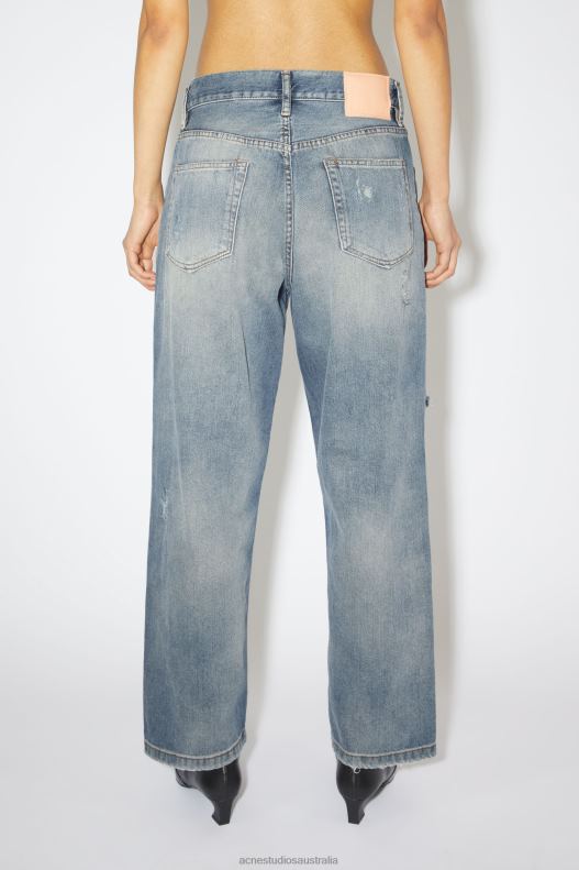 Loose fit jeans - 1991 Toj Unisex Mid Blue Acne Studios R66LJ404 Apparel